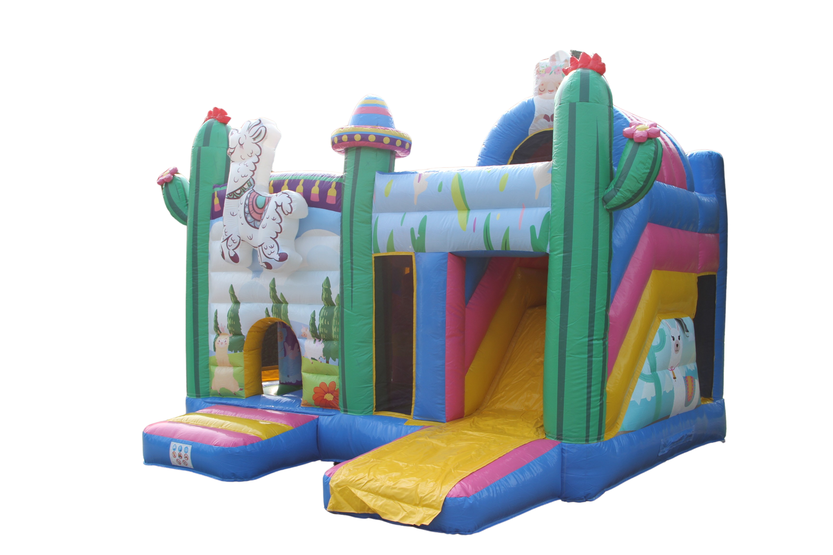 Springkussen multiplay 5,1x4,5 m - alpaka