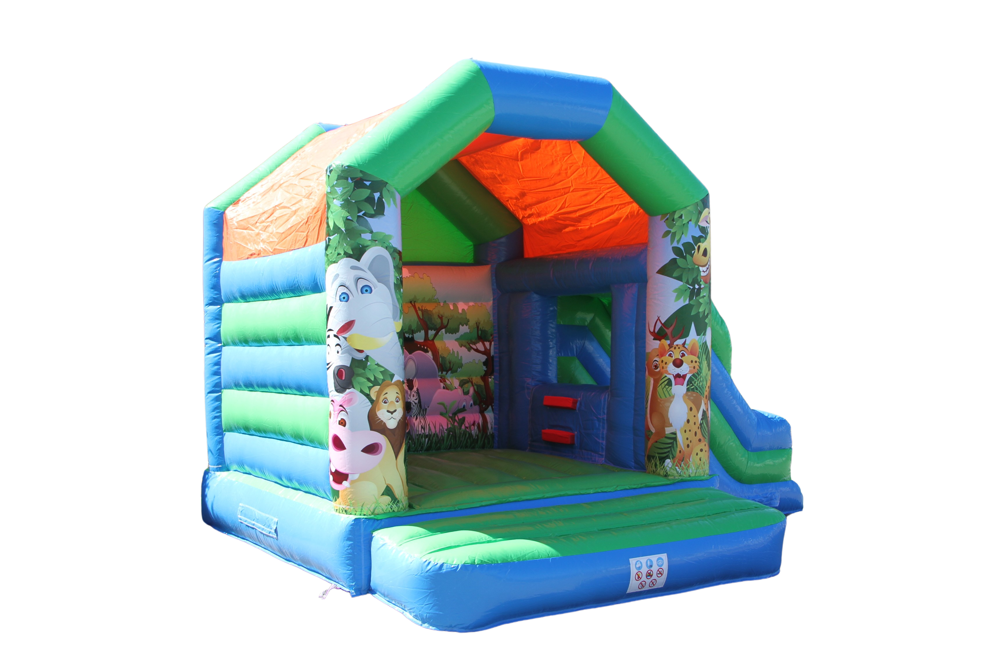 Springkussen Jungle - 4,6x4m 