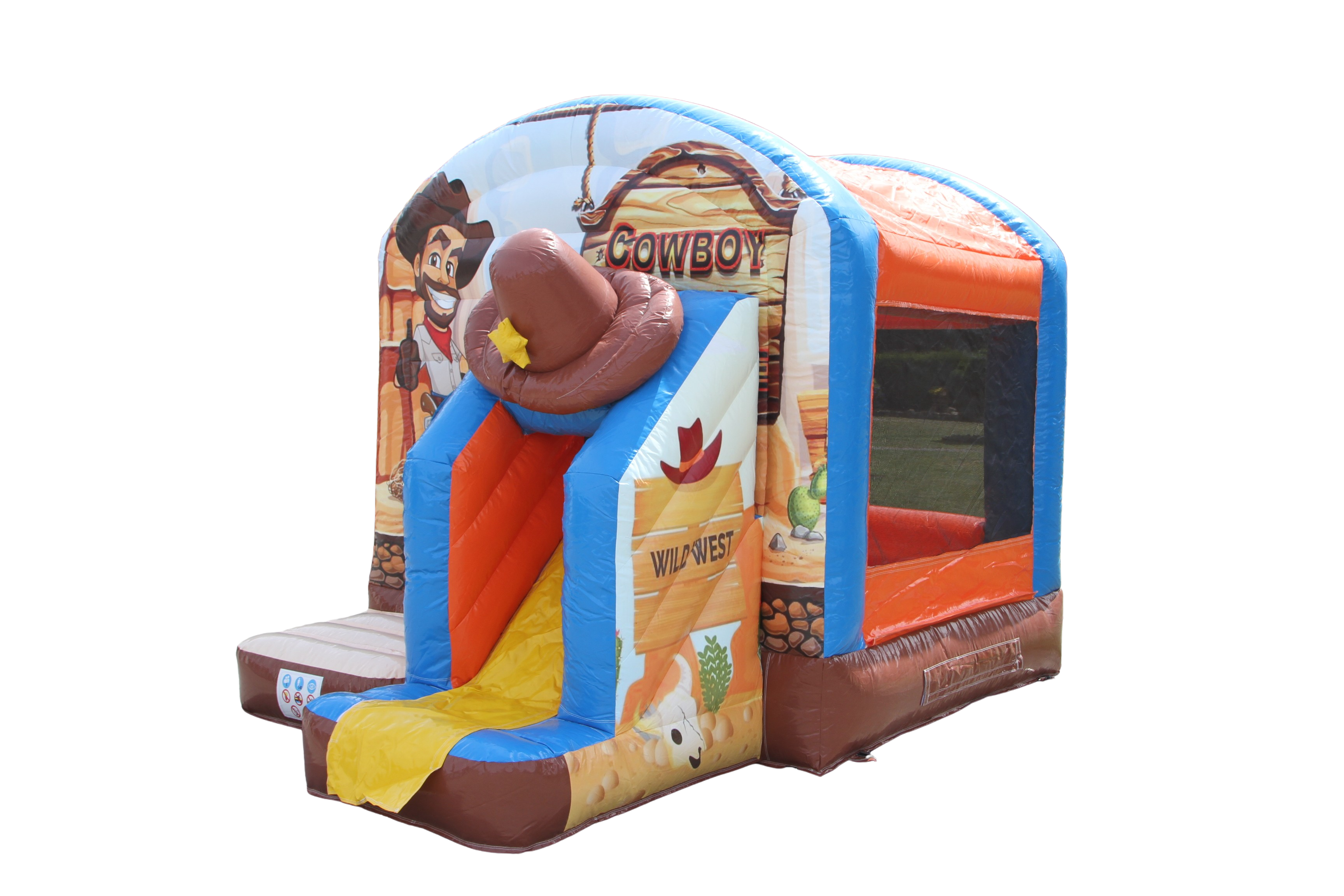 Springkussen cowboy - 3,9x2,8 m