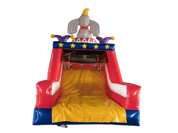 Stormbaan circus met glijbaan - 10x3,1 m