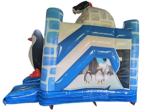 Springkussen multiplay - winterthema pinguin  5x6 m 