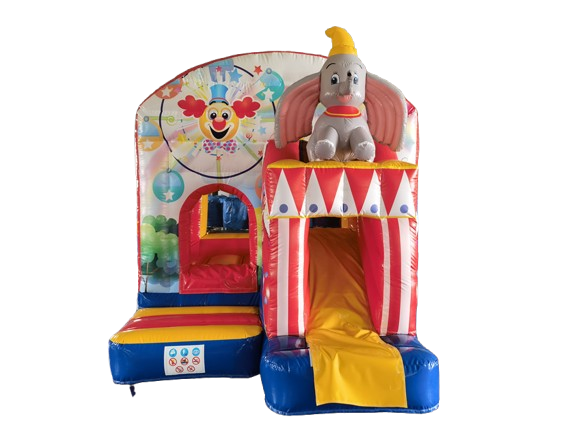 Springkussen 3,9x2,8 m - Zirkus