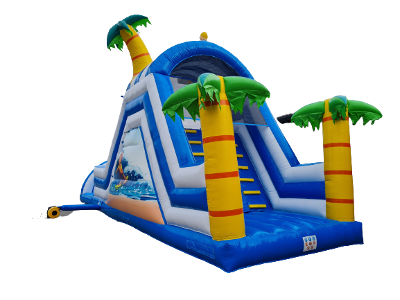 Glijbaan - tobbedansbaan - 15x4 m