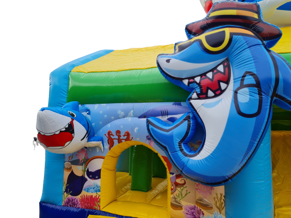 Springkussen multiplay seaworld - 5x4 m 