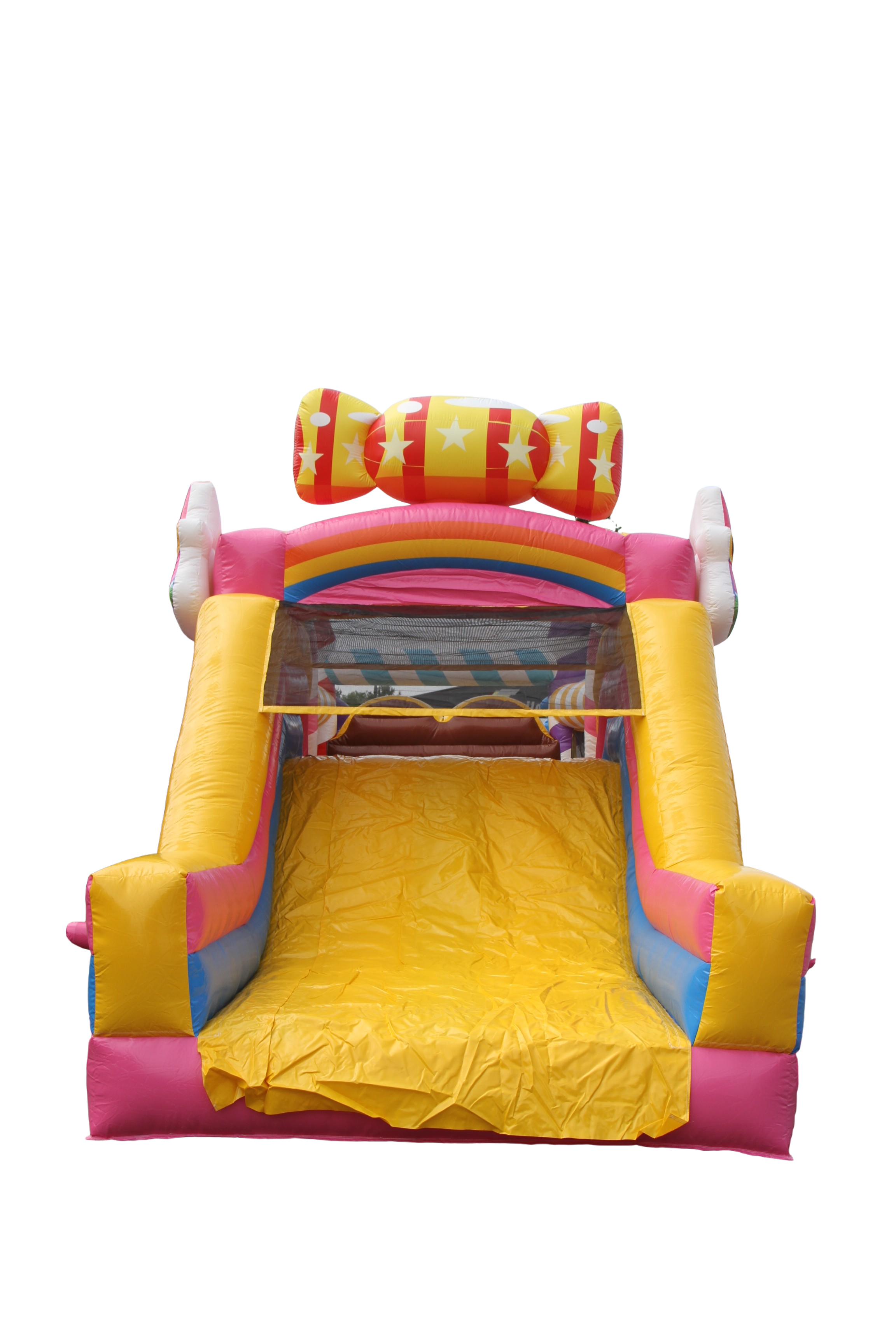 Stormbaan candy met glijbaan - 10x3,1 m