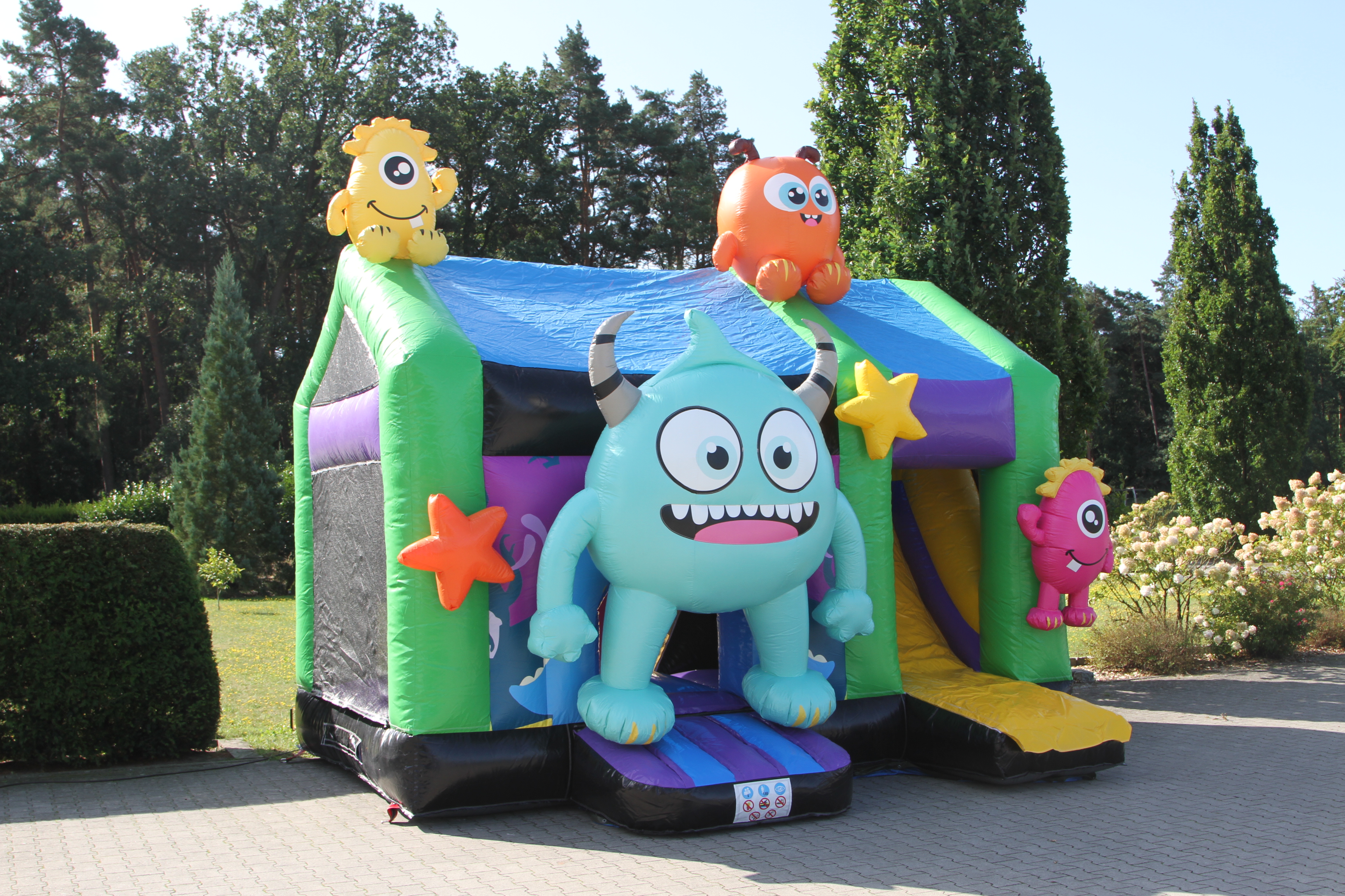 Springkussen multiplay 5x4 m - monster