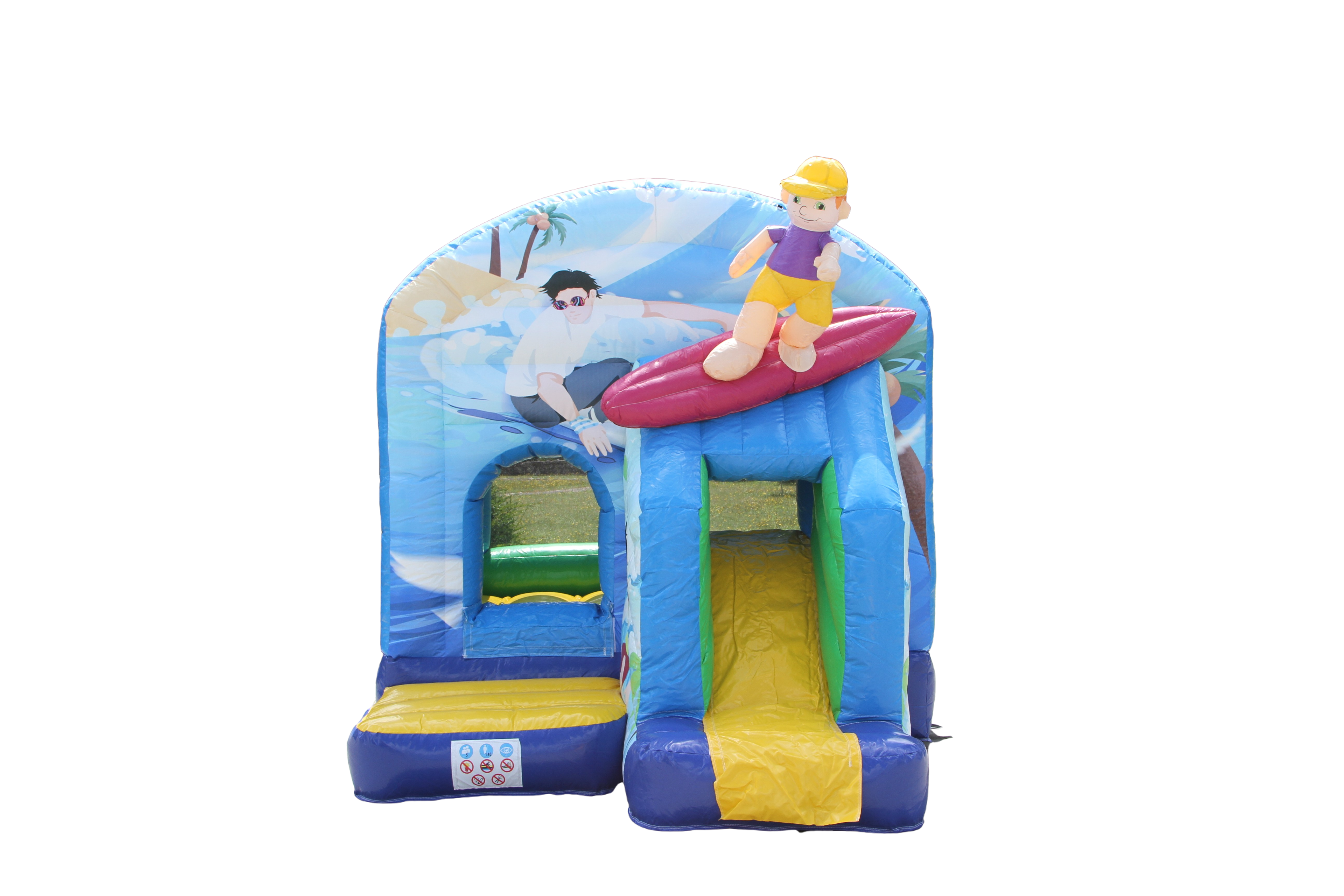 Springkussen surfer - 3,9x2,8 m 