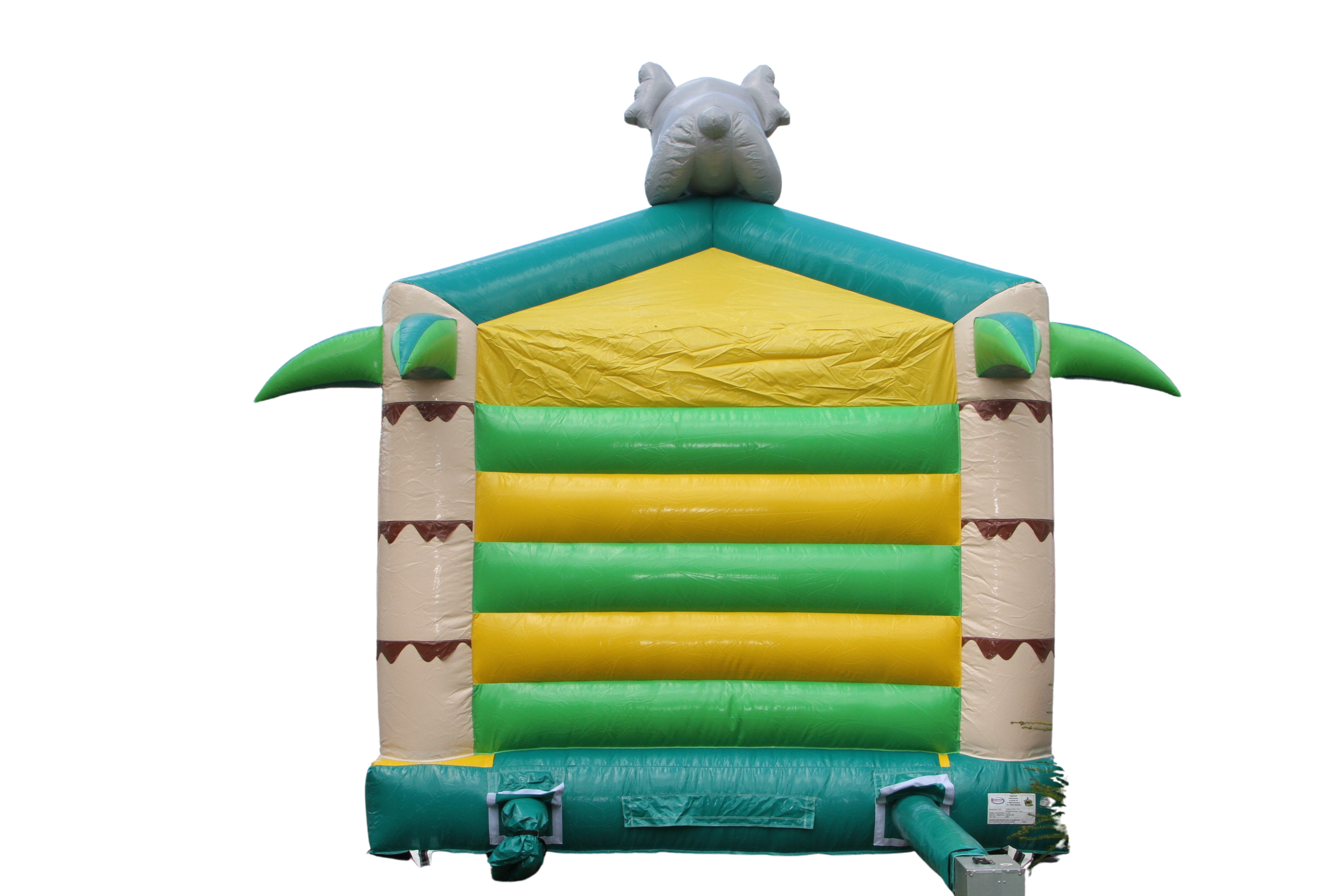 Springkussen Koala met dak - 5x4m 