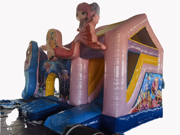 multiplay springkussen - 5x4 m - zeemeermin