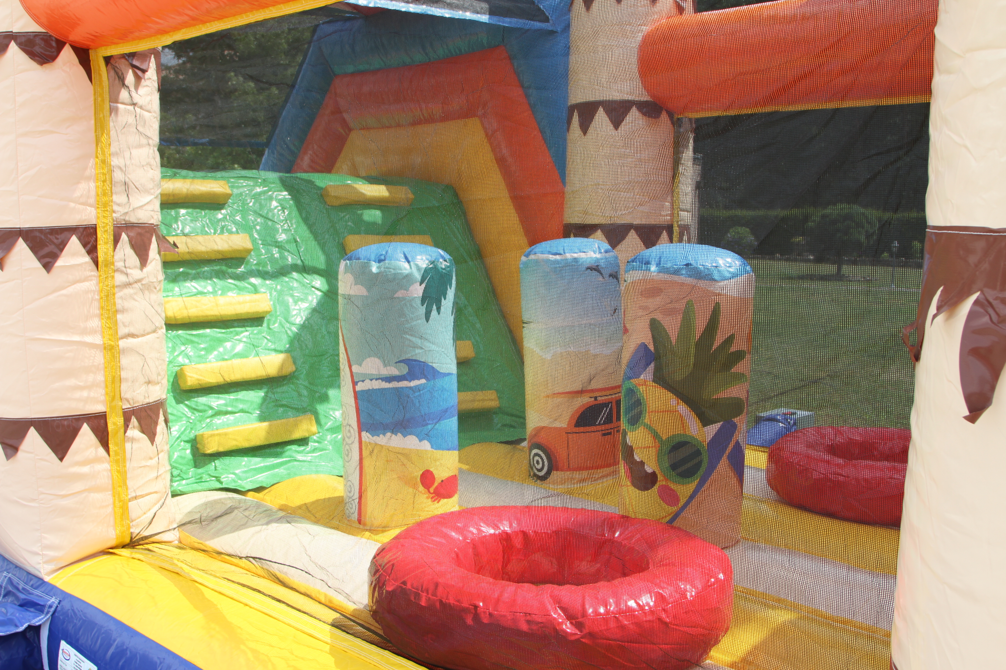 Stormbaan beach met glijbaan - 10x3,1 m