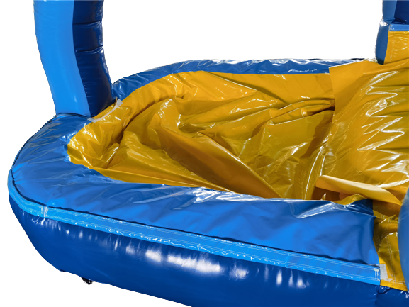 Buikglijbaan / waterglijbaan - kikker - 10x2,5m