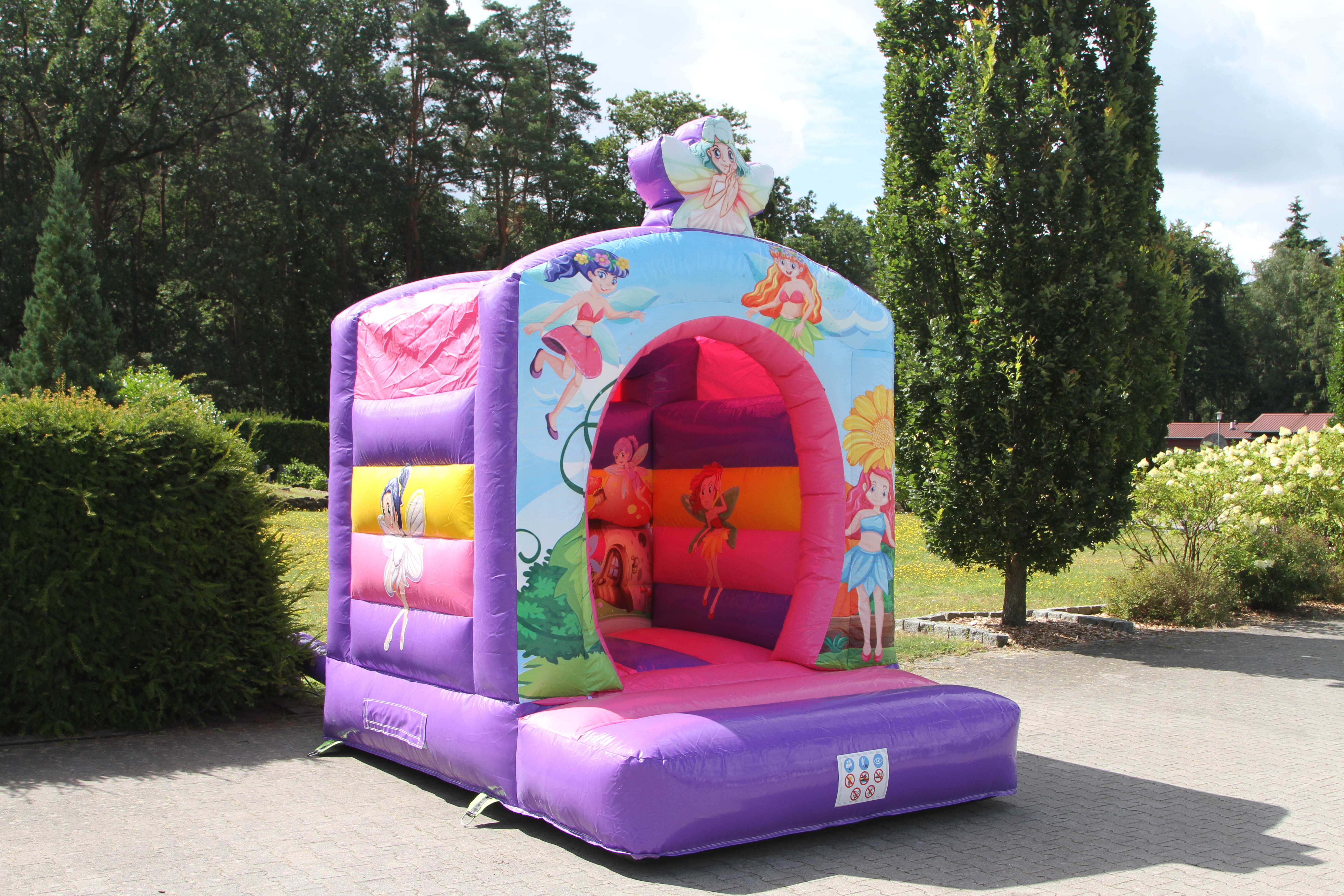 Springkussen 3,1x2,3 m - Mini prinses