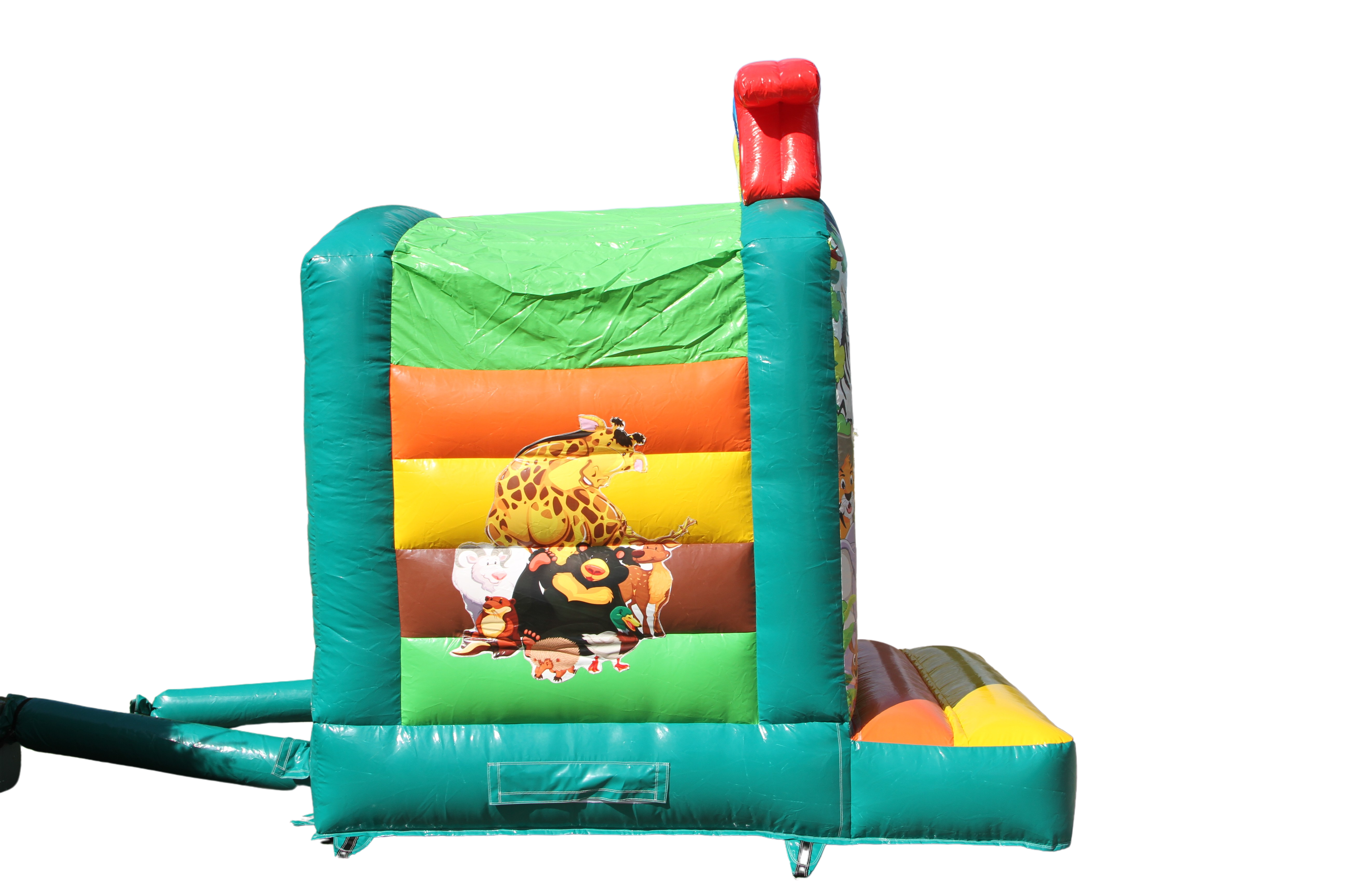 Springkussen 3,1x2,3 m - mini zoo