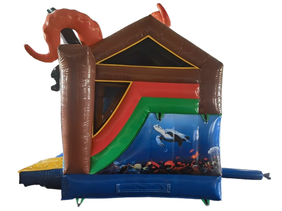 Springkussen multiplay 5x4 m - octopus 