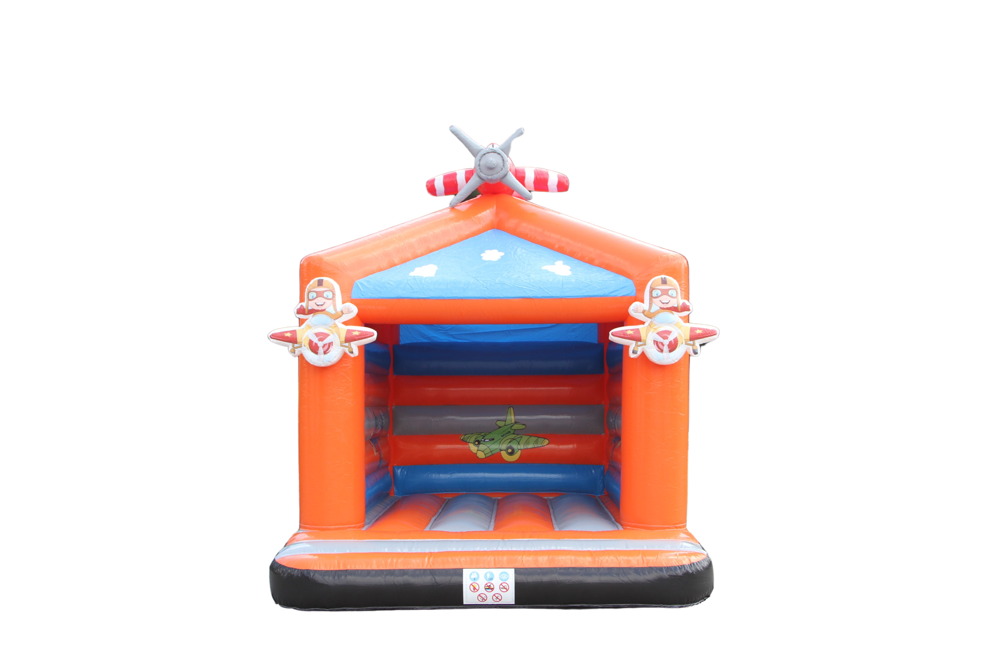 Springkussen vliegtuig - 5x4 m 