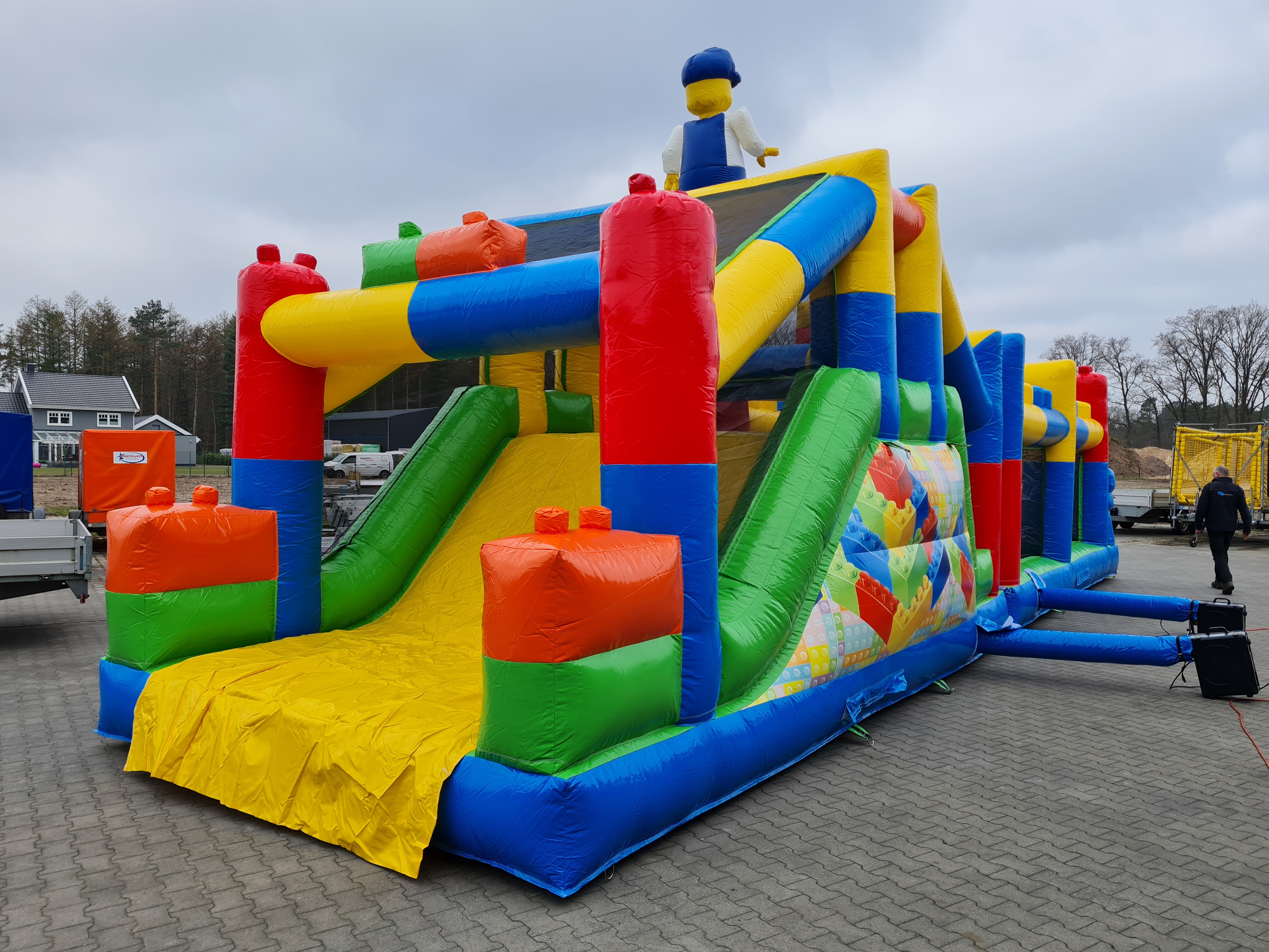 Stormbaan bouwsteen - 14x3,8 m