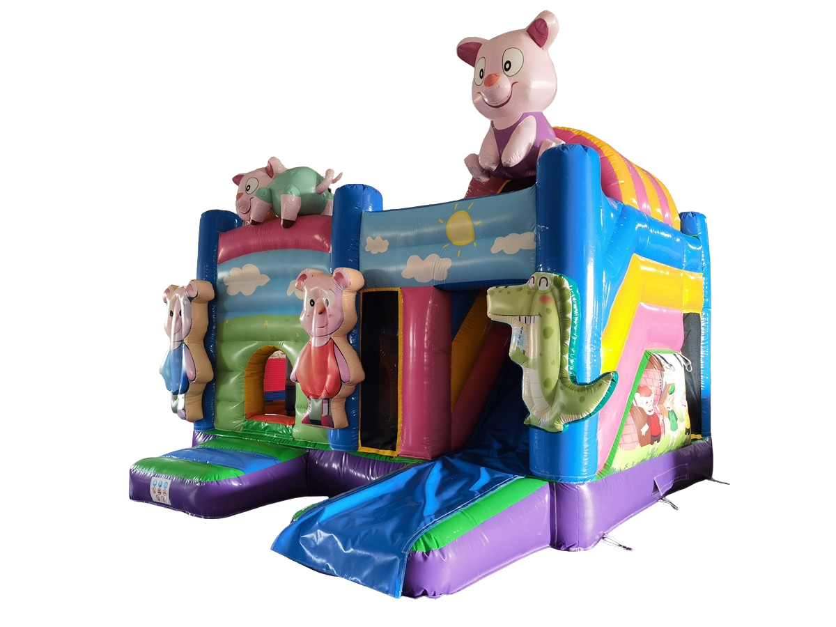 Springkussen multiplay 5,1x4,5 m - Seaworld