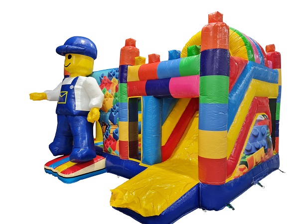 Springkussen multiplay Bouwstenen - 5x6 m