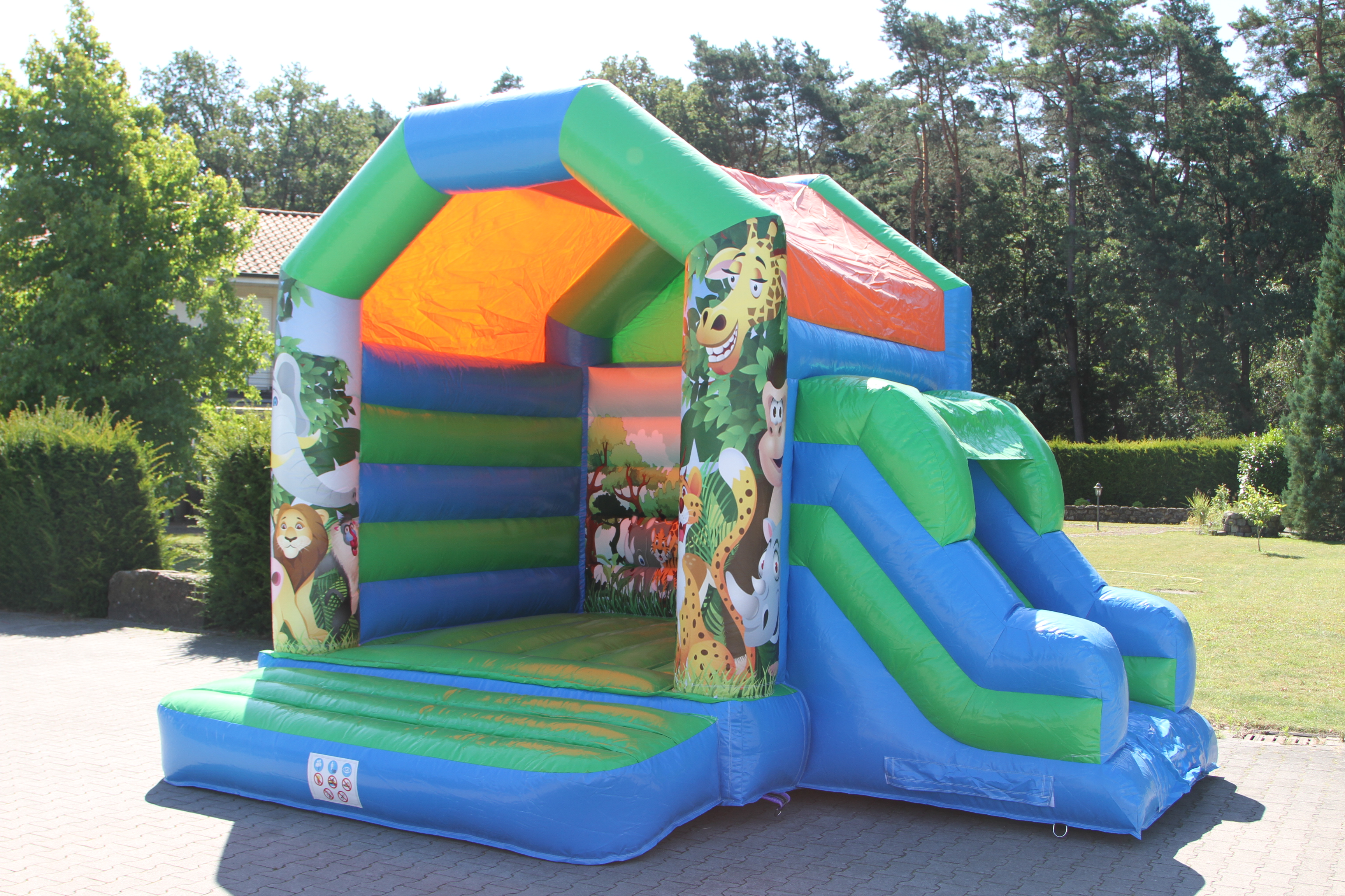 Springkussen Jungle - 4,6x4m 