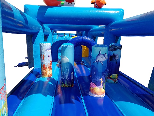 Stormbaan Sea Life met glijbaan 17,5x3,8 m