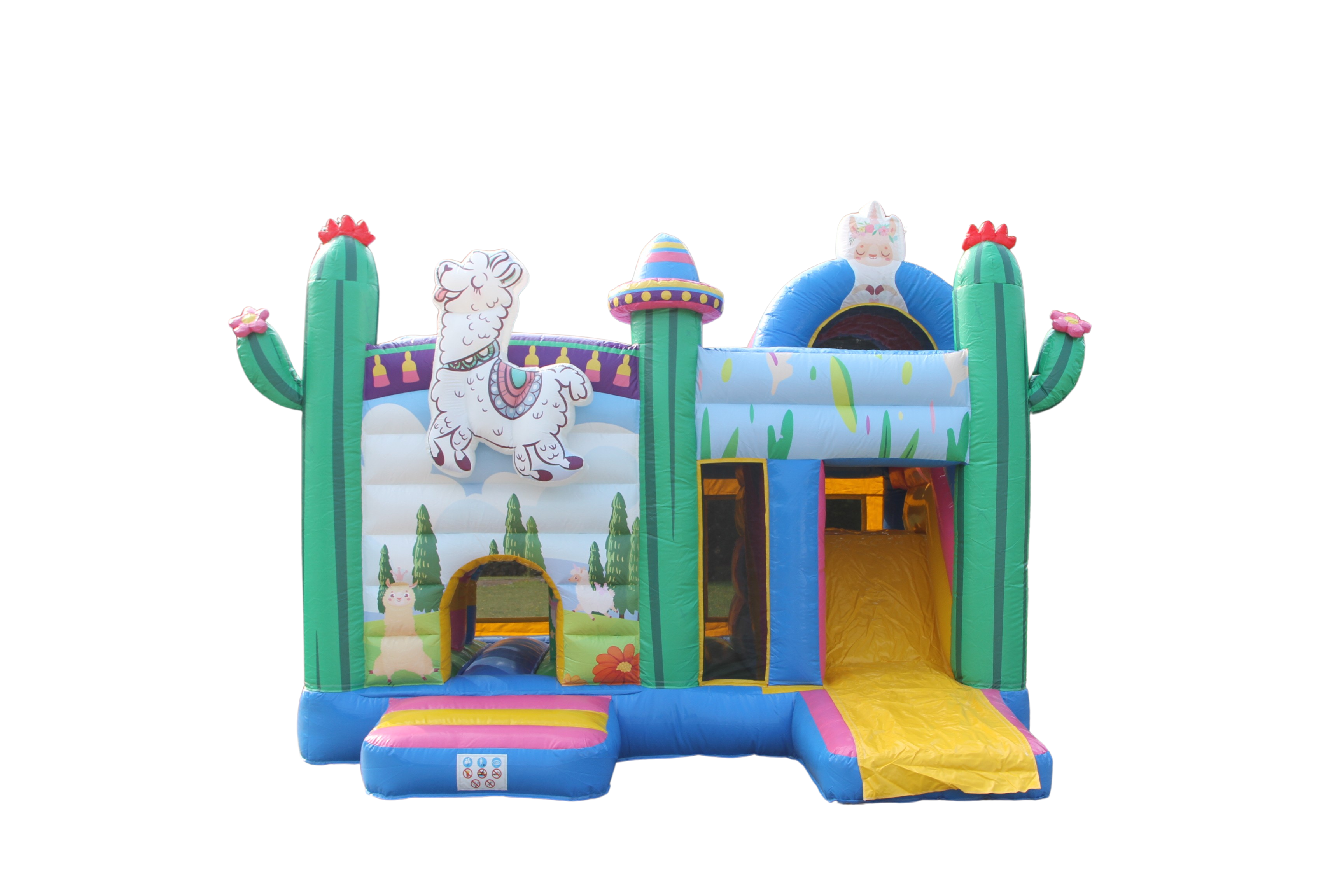 Springkussen multiplay 5,1x4,5 m - alpaka