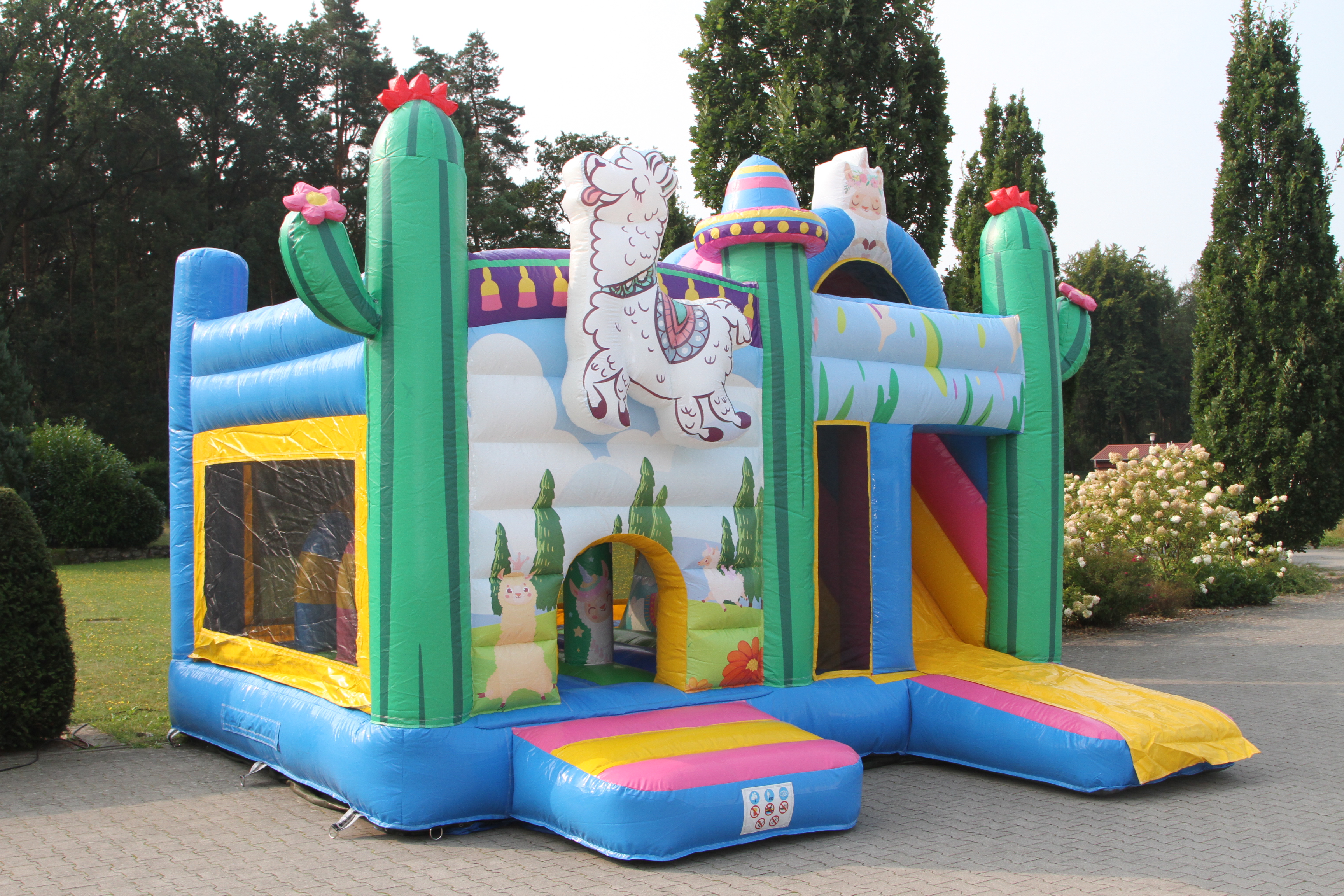 Springkussen multiplay 5,1x4,5 m - alpaka
