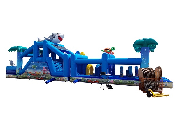 Stormbaan Sea Life met glijbaan 17,5x3,8 m