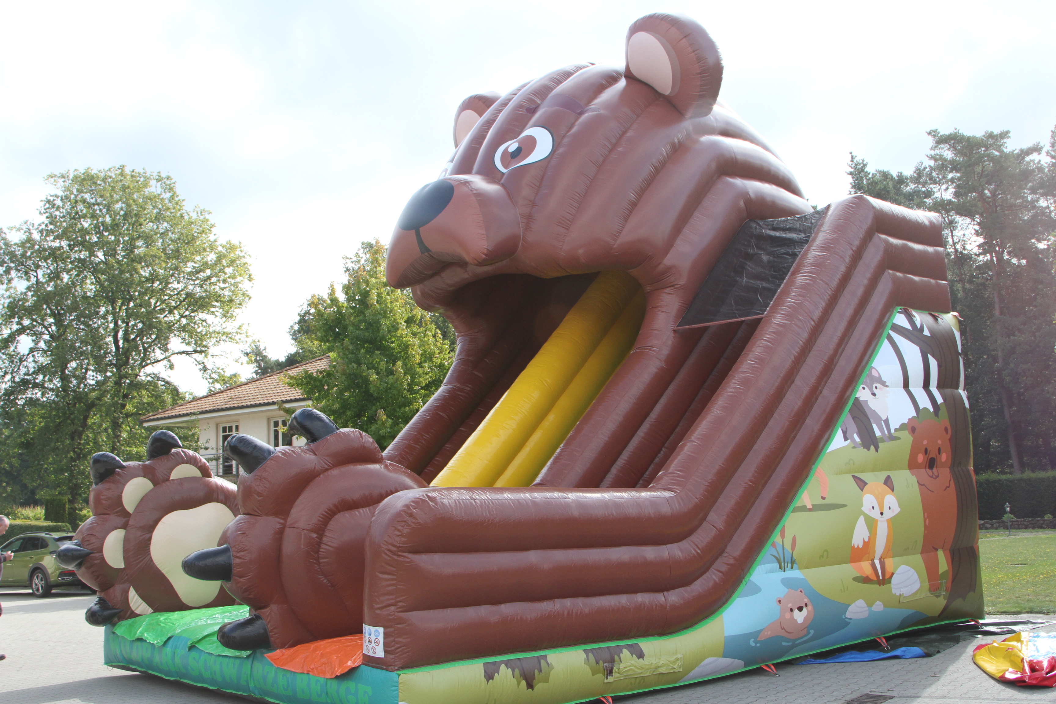 Glijbaan beer - 9x6 m