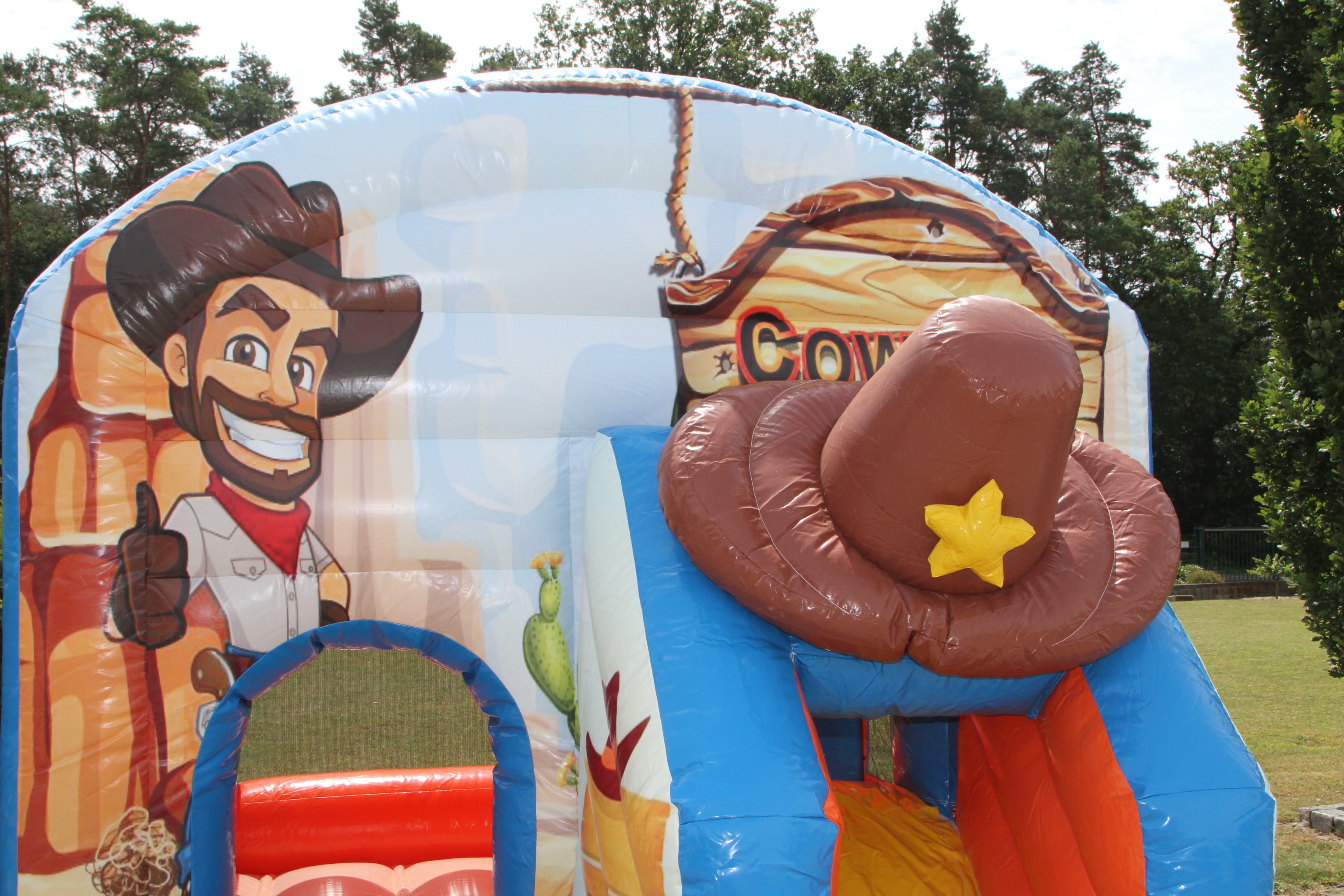 Springkussen cowboy - 3,9x2,8 m